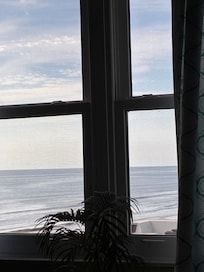 View from master bed.
