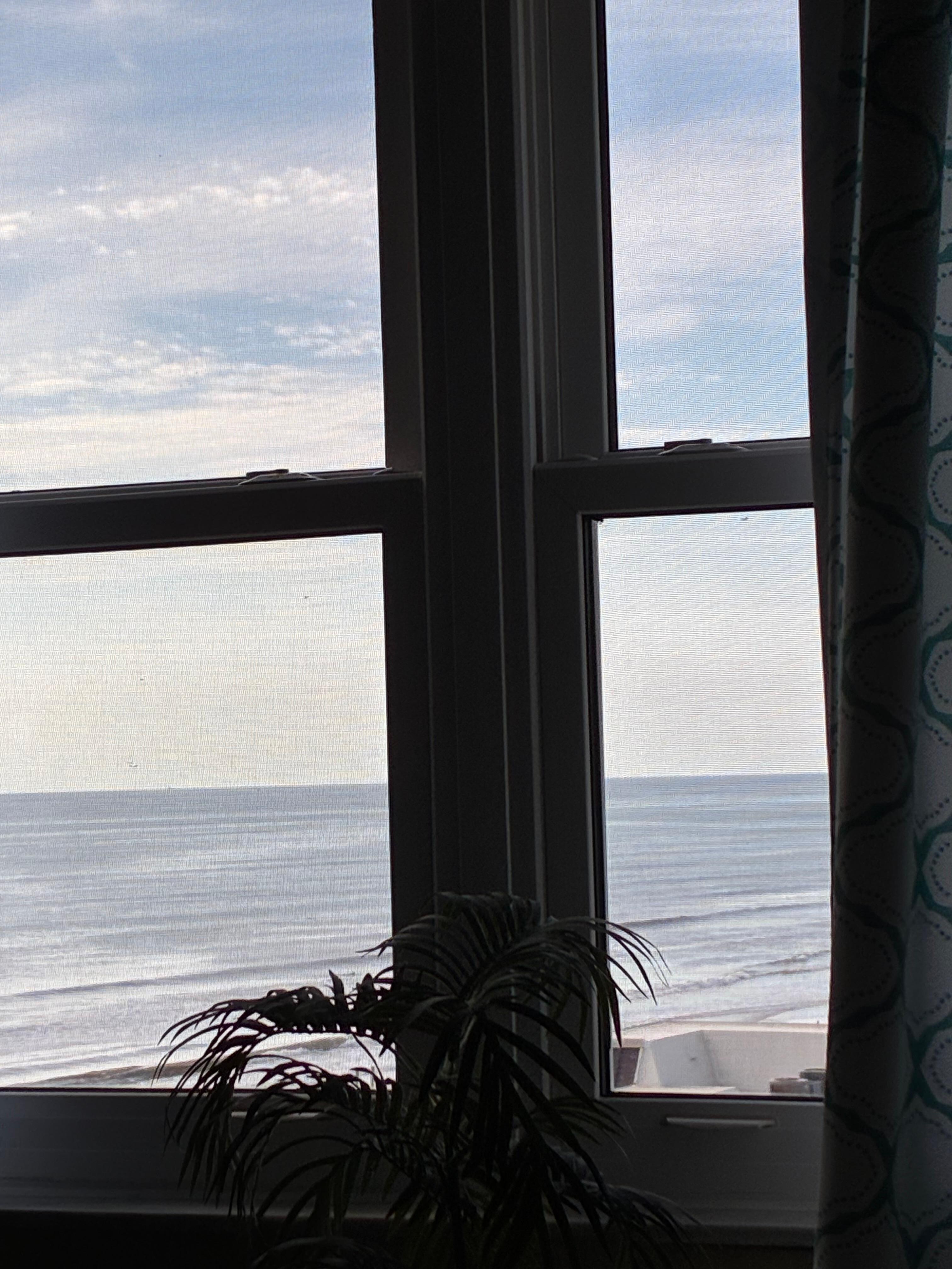 View from master bed.