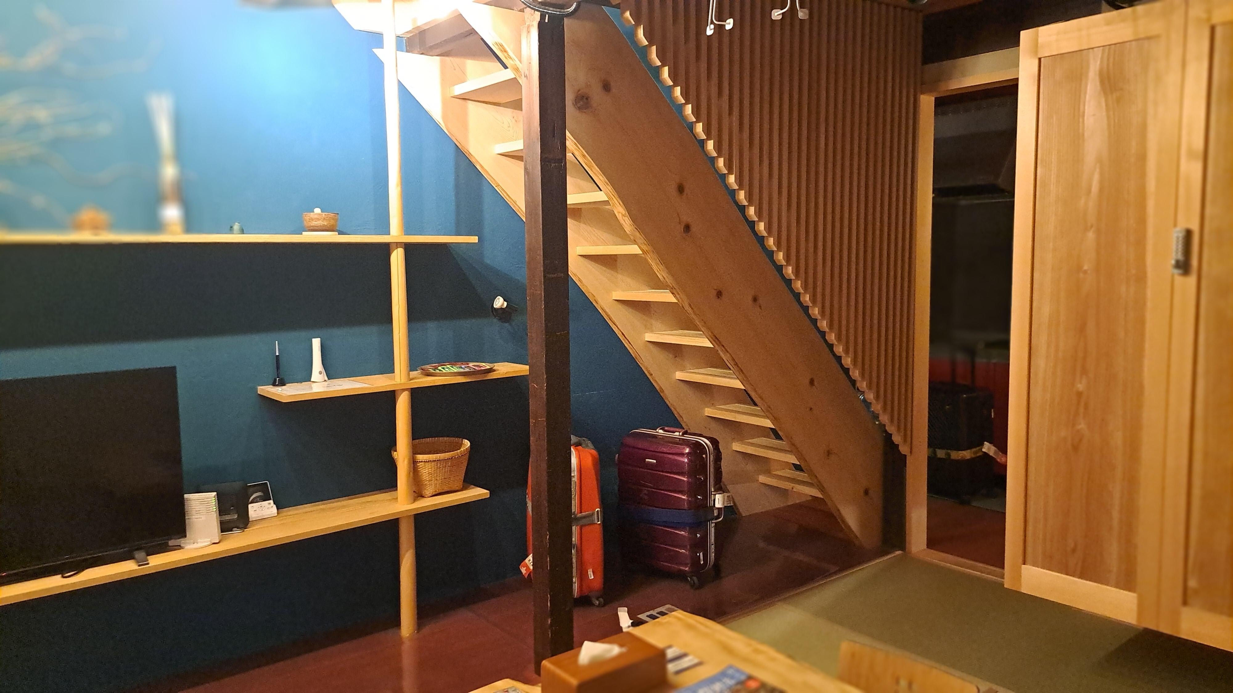 Escalier pour la chambre 