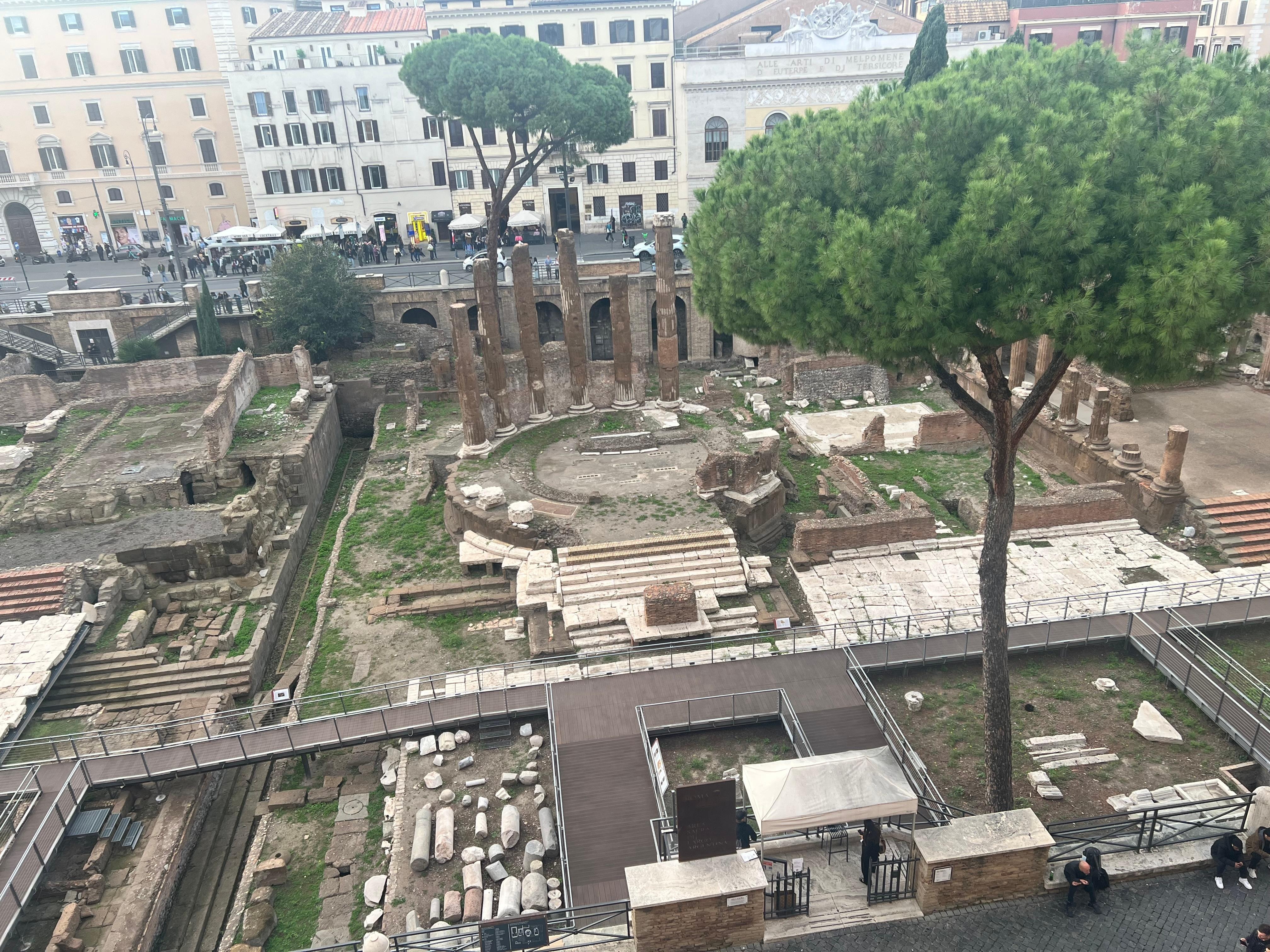 So being above the area from The Ides of March was well- made an impact. It is such a sight and to be over it and able to see over top view? Made the stay extra special especially with children who are studying the ancients this year in school. 