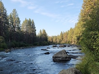Walk along the river a very short distance from the condo.