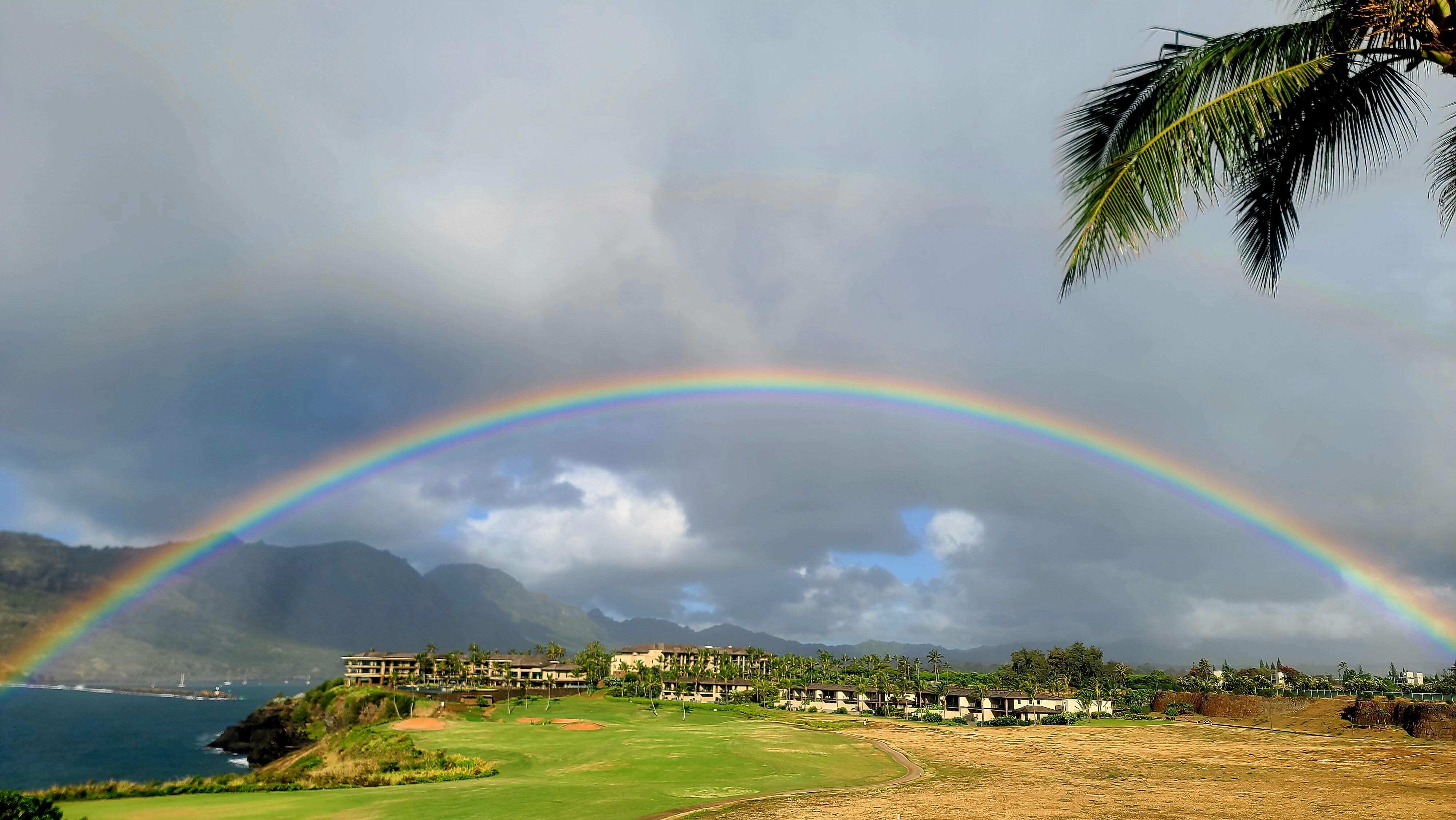 Rainbow seen from LiPue