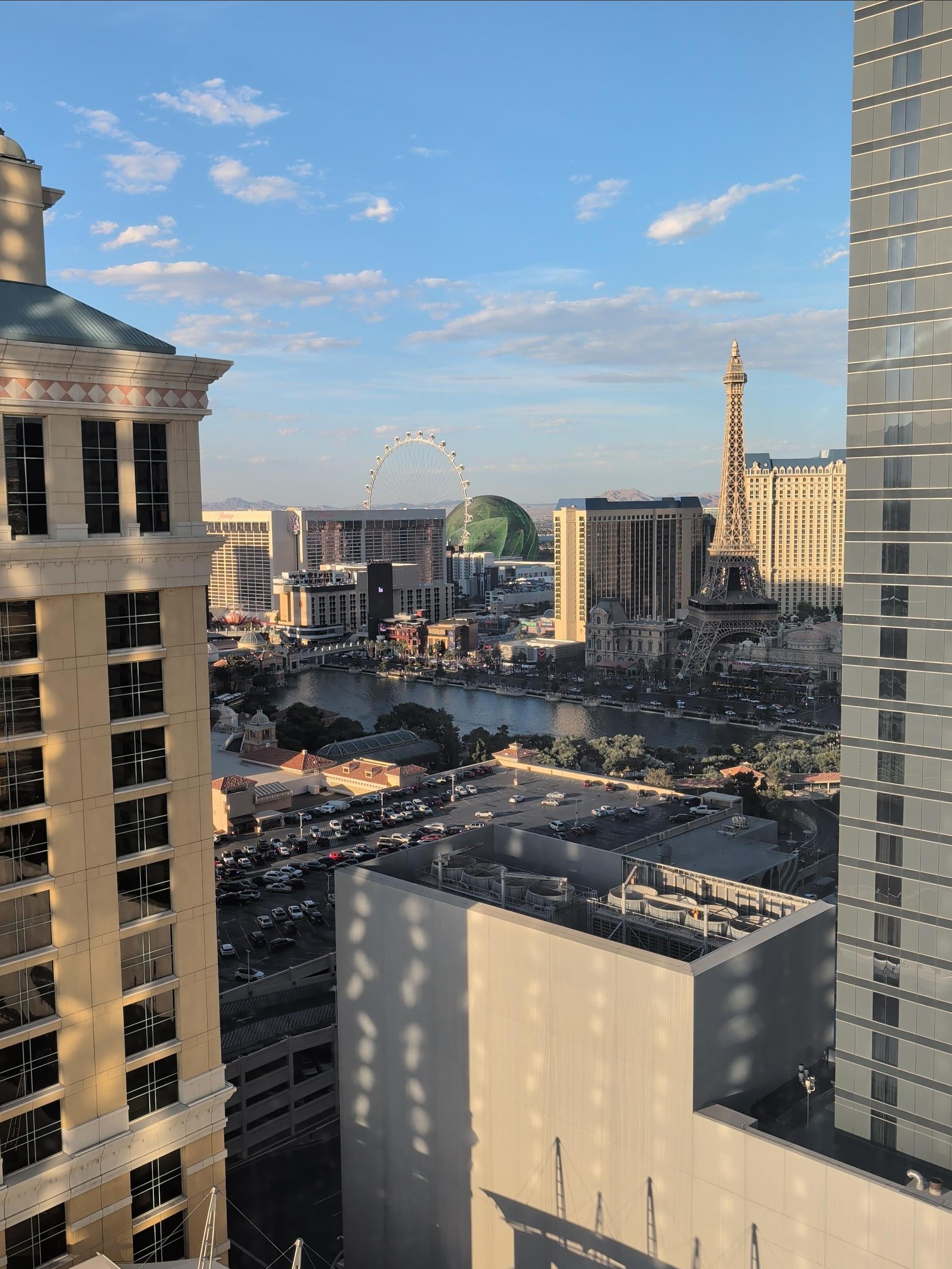 Actual view from our window! I only have a video from this view at night, but was SPECTACULAR!!