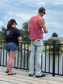 My kiddos enjoying their time on the water