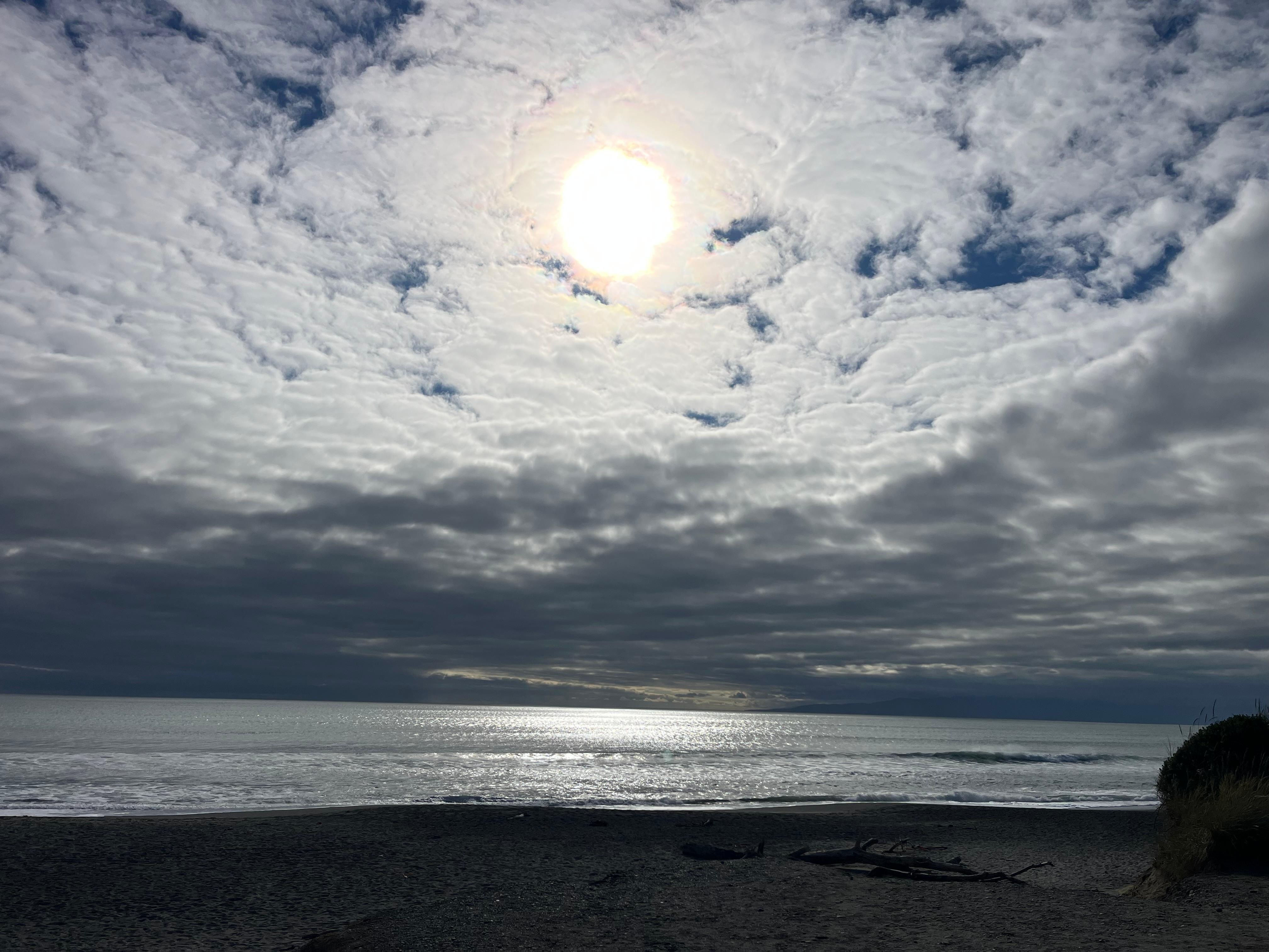 The view from the balcony 