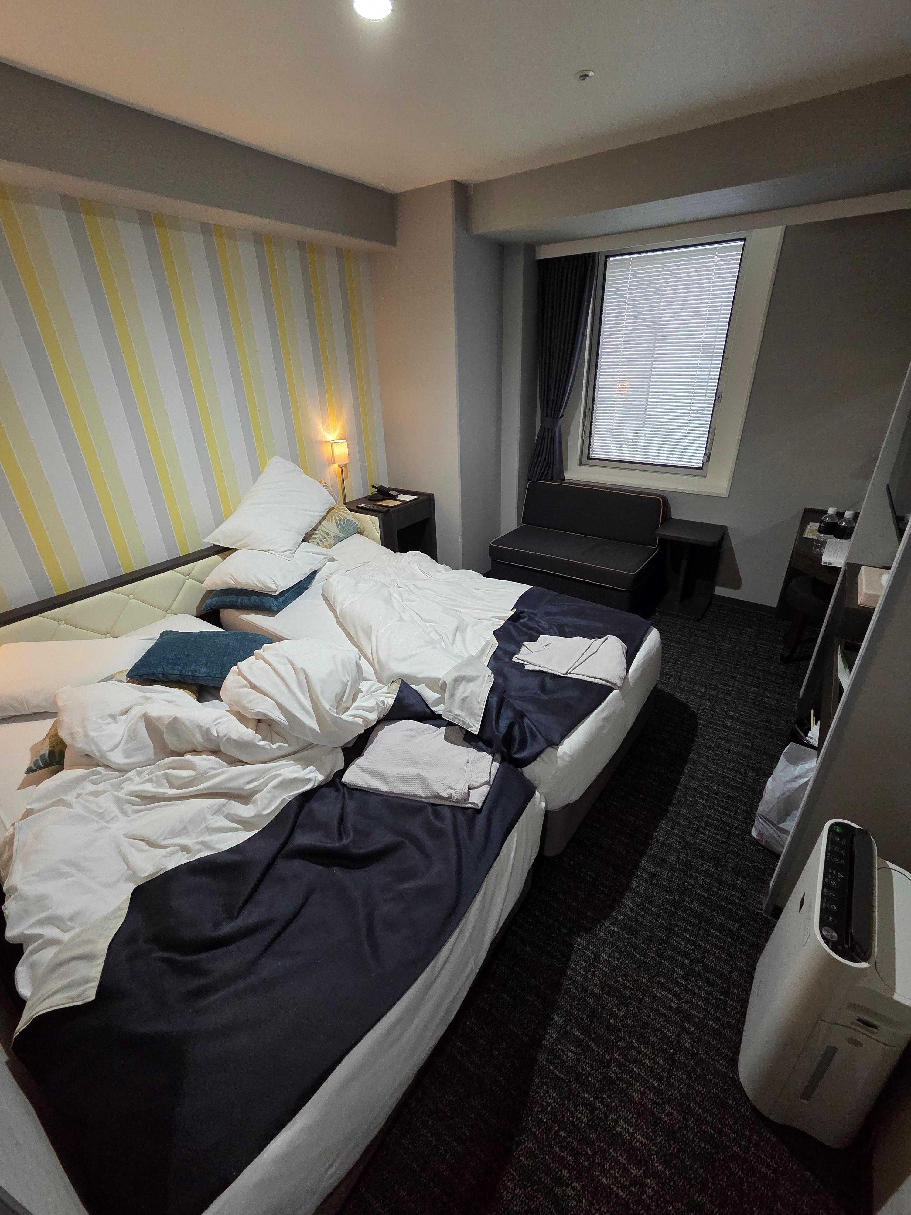 This room faced the interior atrium, so no real view outside the window