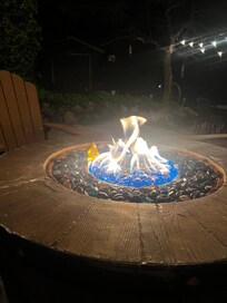 Evening firepit
