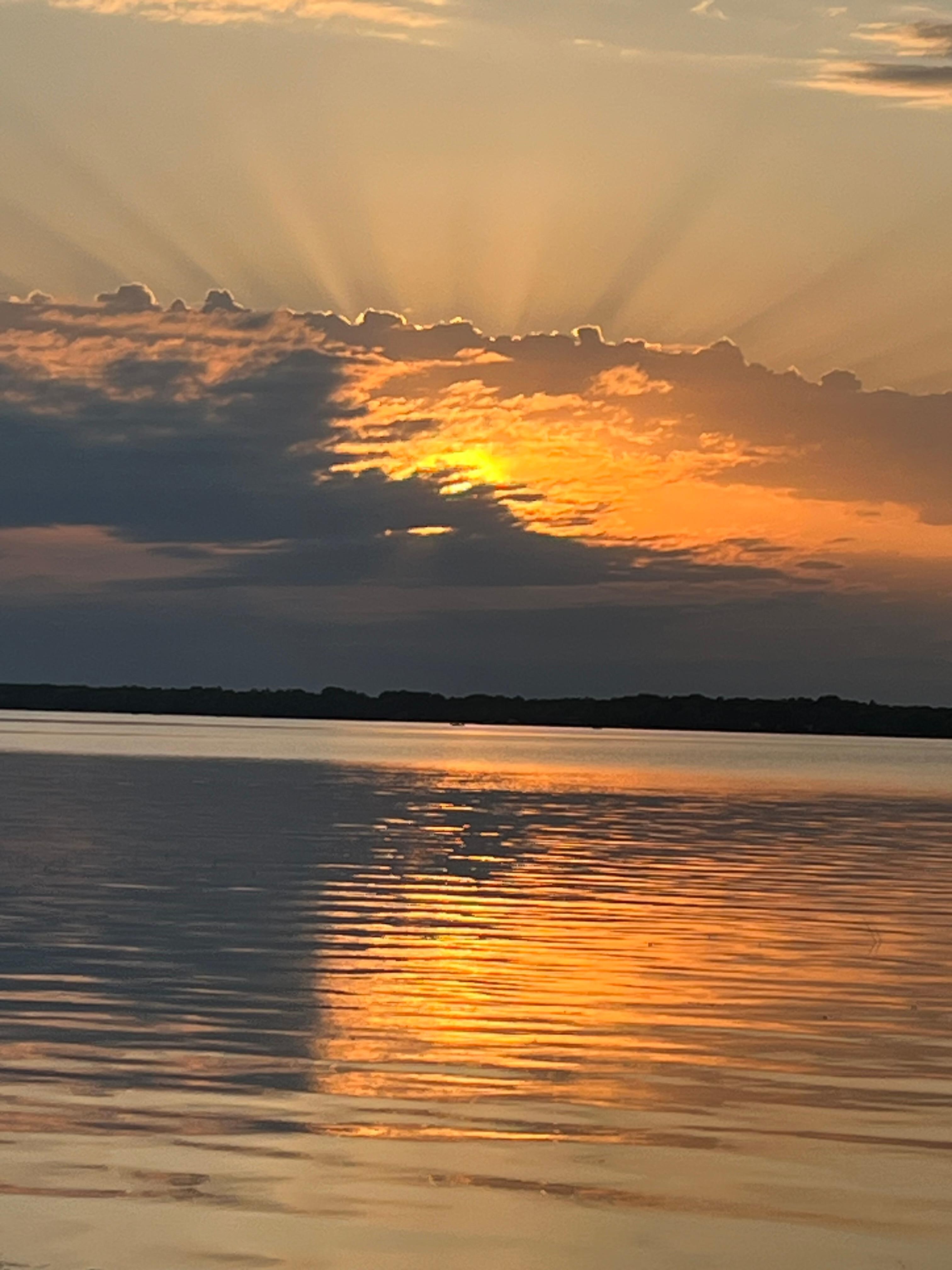 Summer Solstice Sunset, Shawano Lake