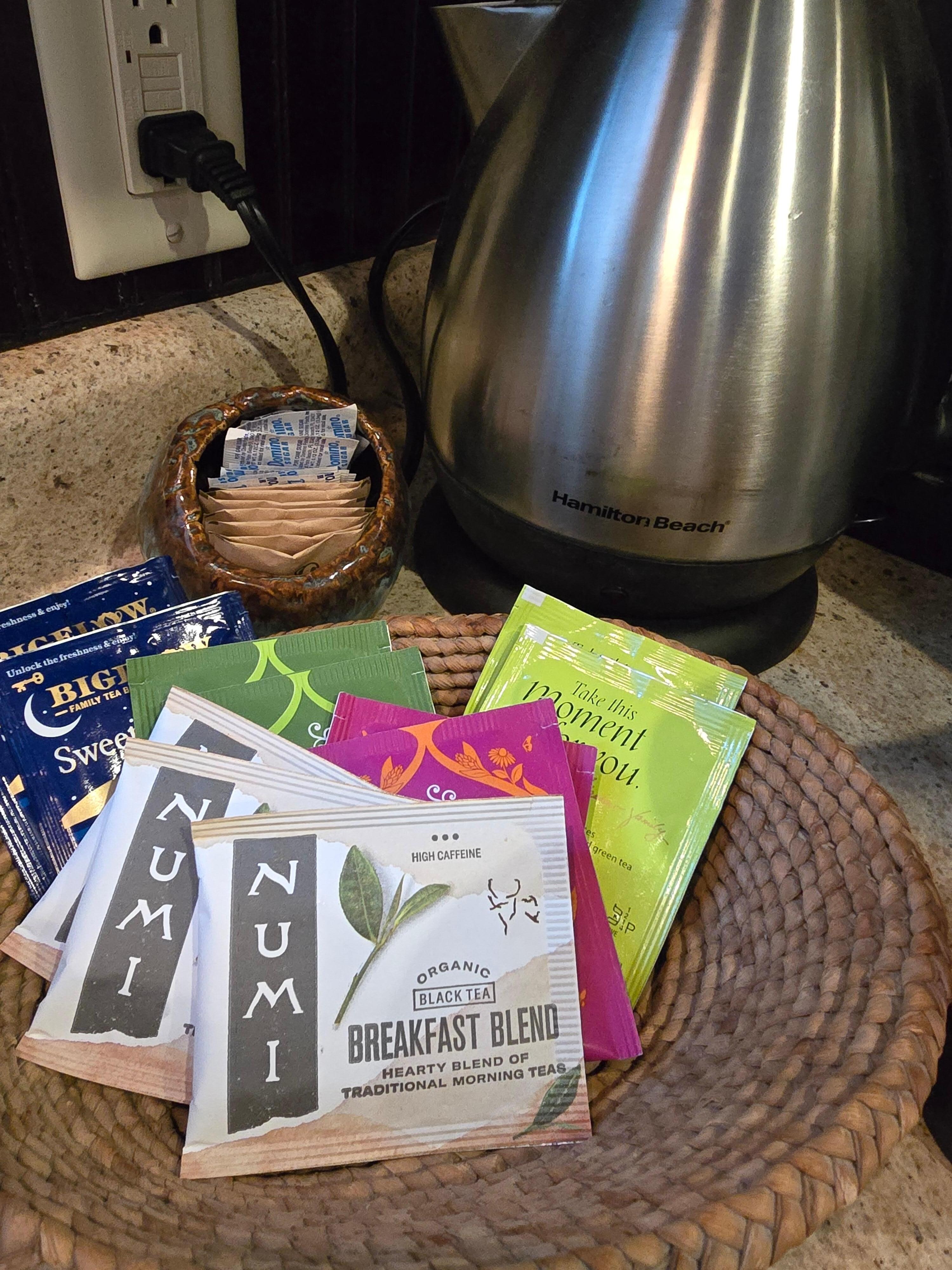 Tea was much appreciated and perfect for a cozy fall weekend!