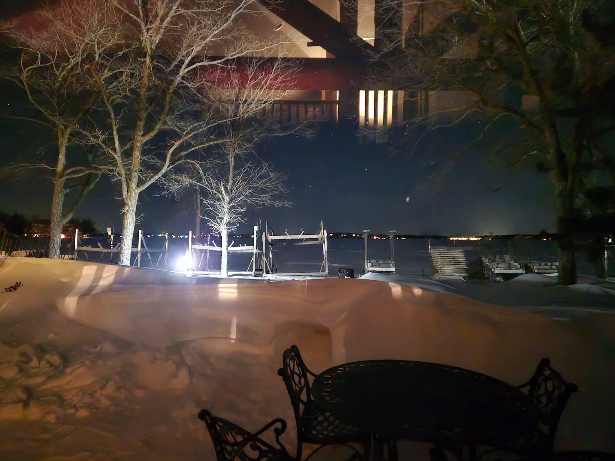 Beautiful evening at the lake.