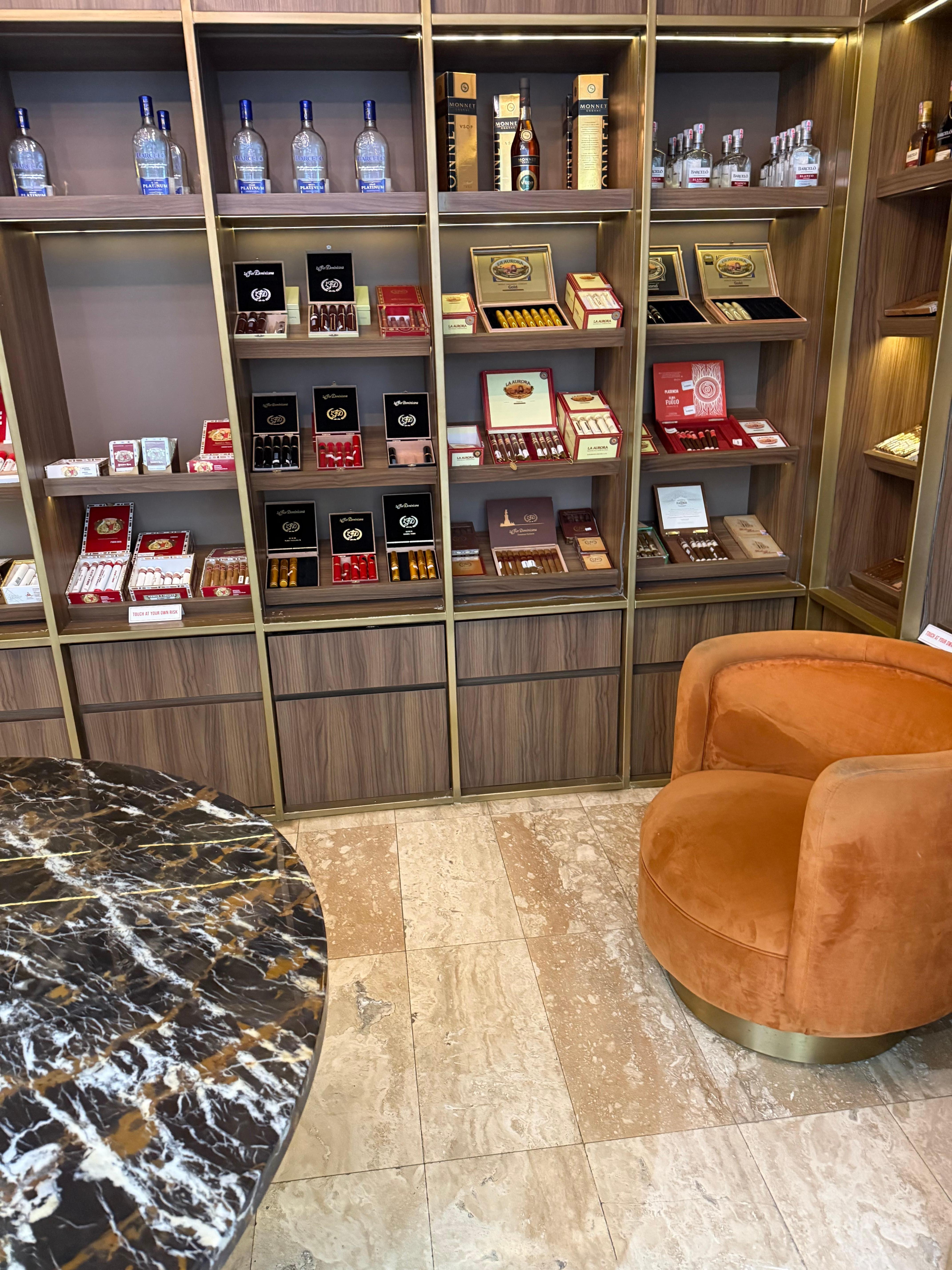 Store with odds and ends.  Sunscreen and that kinda atuff