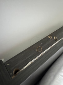 Dirty furniture under bed
