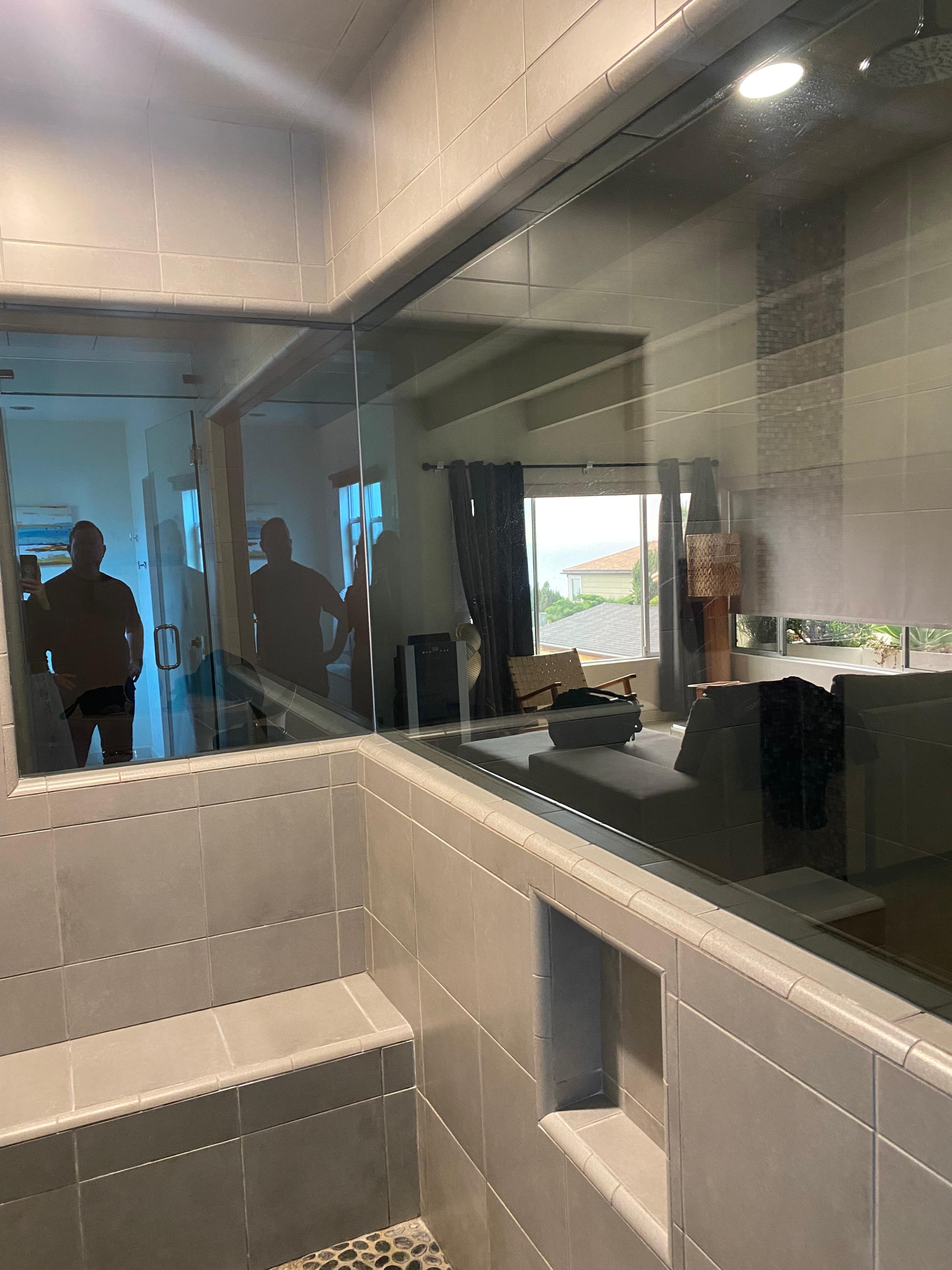 Shower with steam option