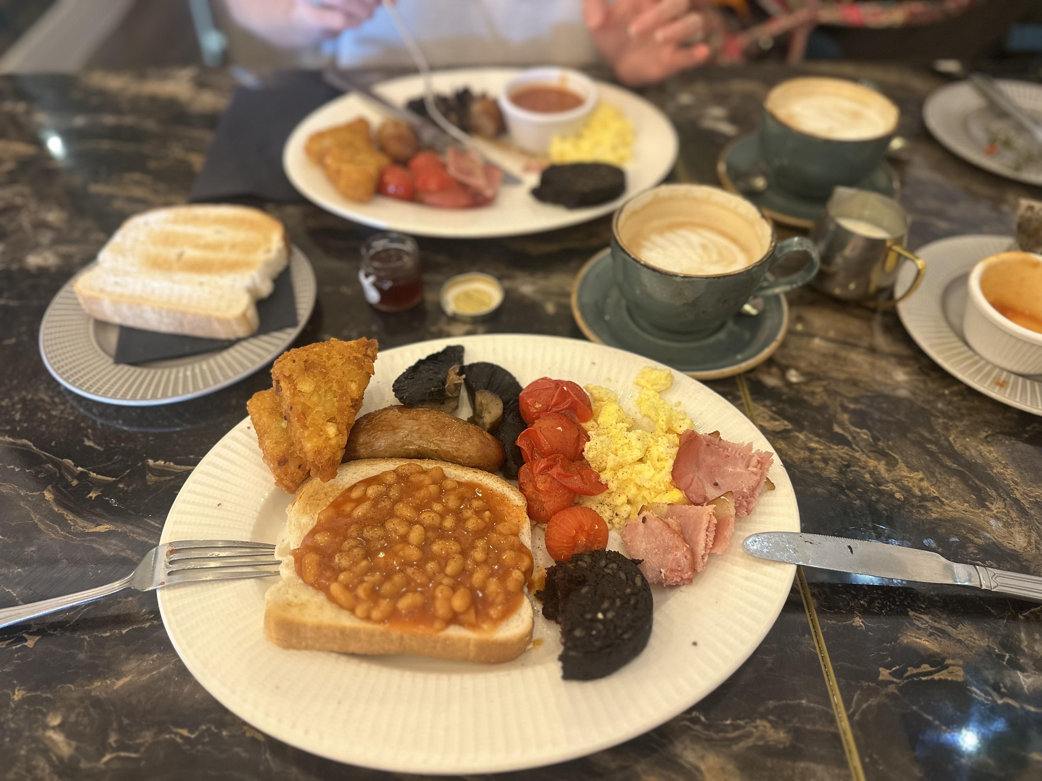 Breakfast at hotel