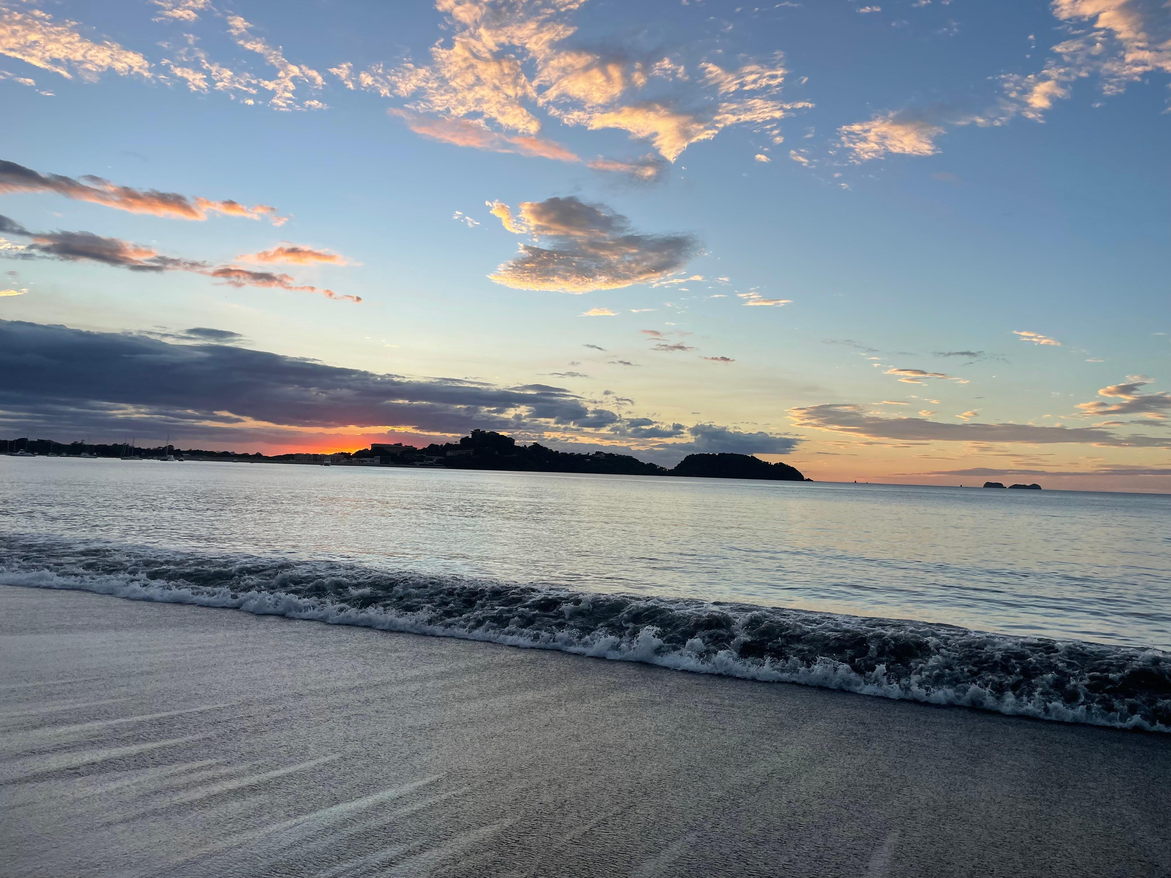 Steps away from the house