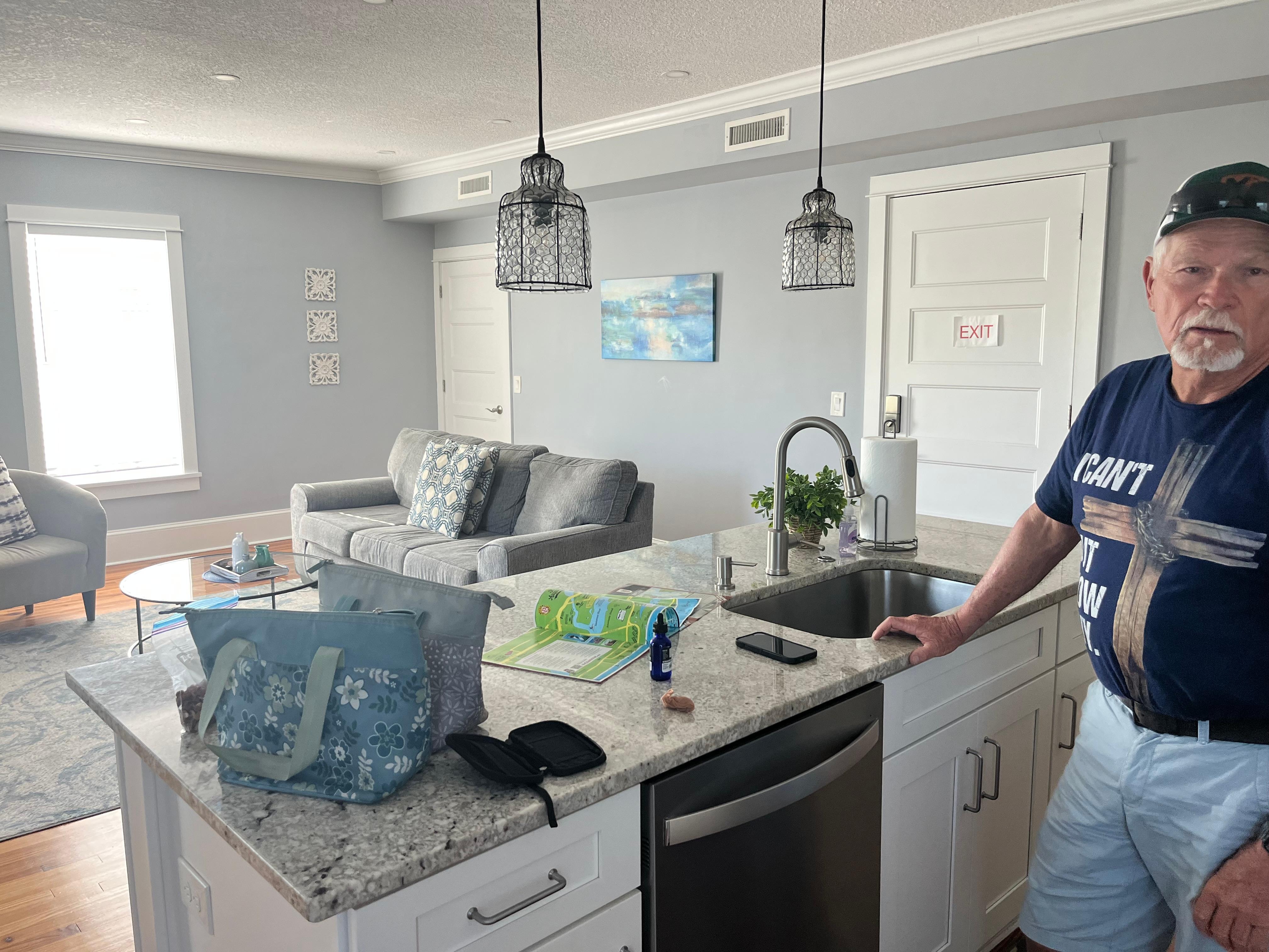 Very Comfortable Kitchen and living room
