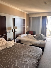 The state of the apartment complex hen checking in.