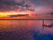 Sunset next to the house