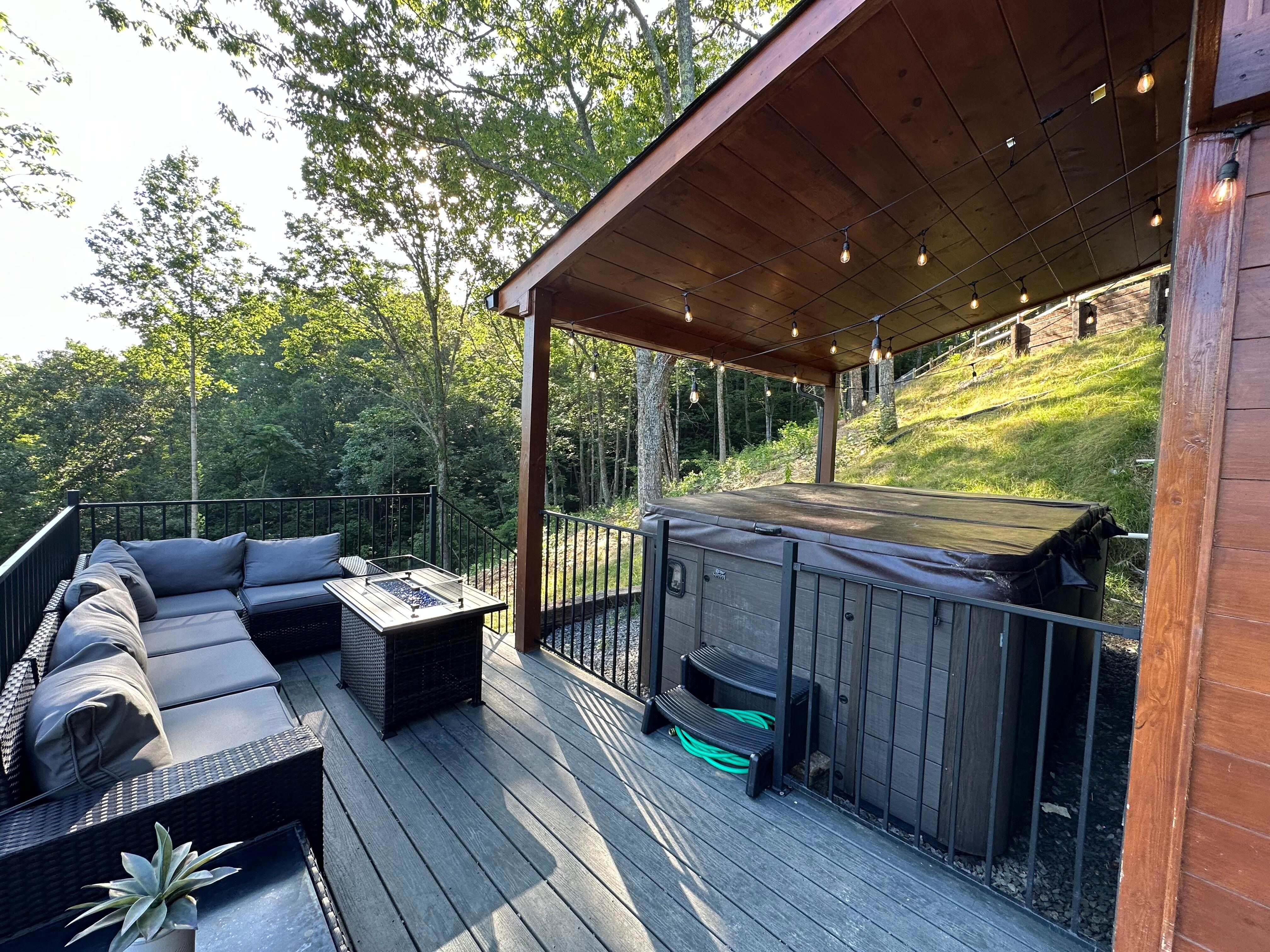 Outdoor space for super relaxation. 