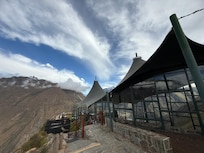 The main lobby and restaurant area