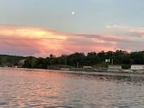 We all enjoyed watching the sun go down from the patio.