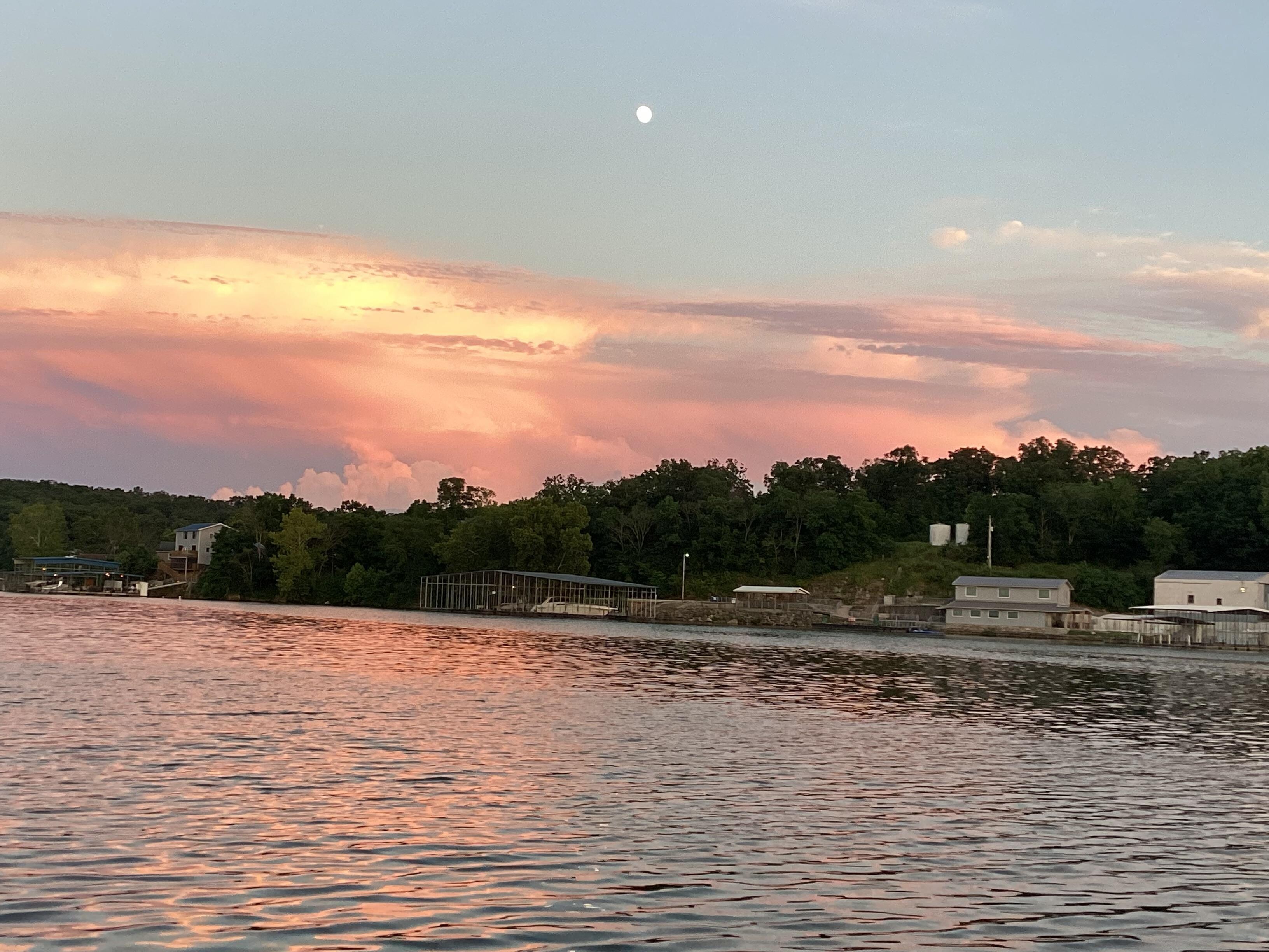 We all enjoyed watching the sun go down from the patio.