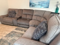 Actual sofa in rental