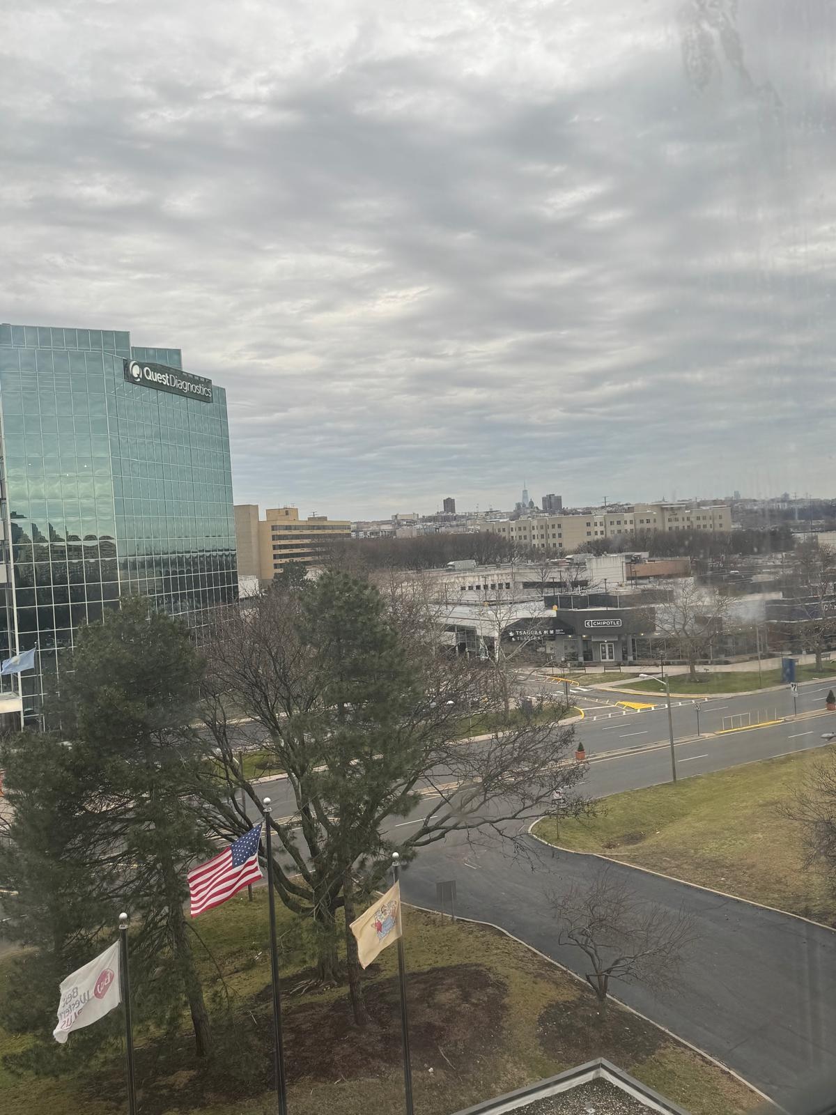 The view from our 7th floor. 