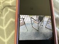 Outdoor balcony dirty carpet and wholes