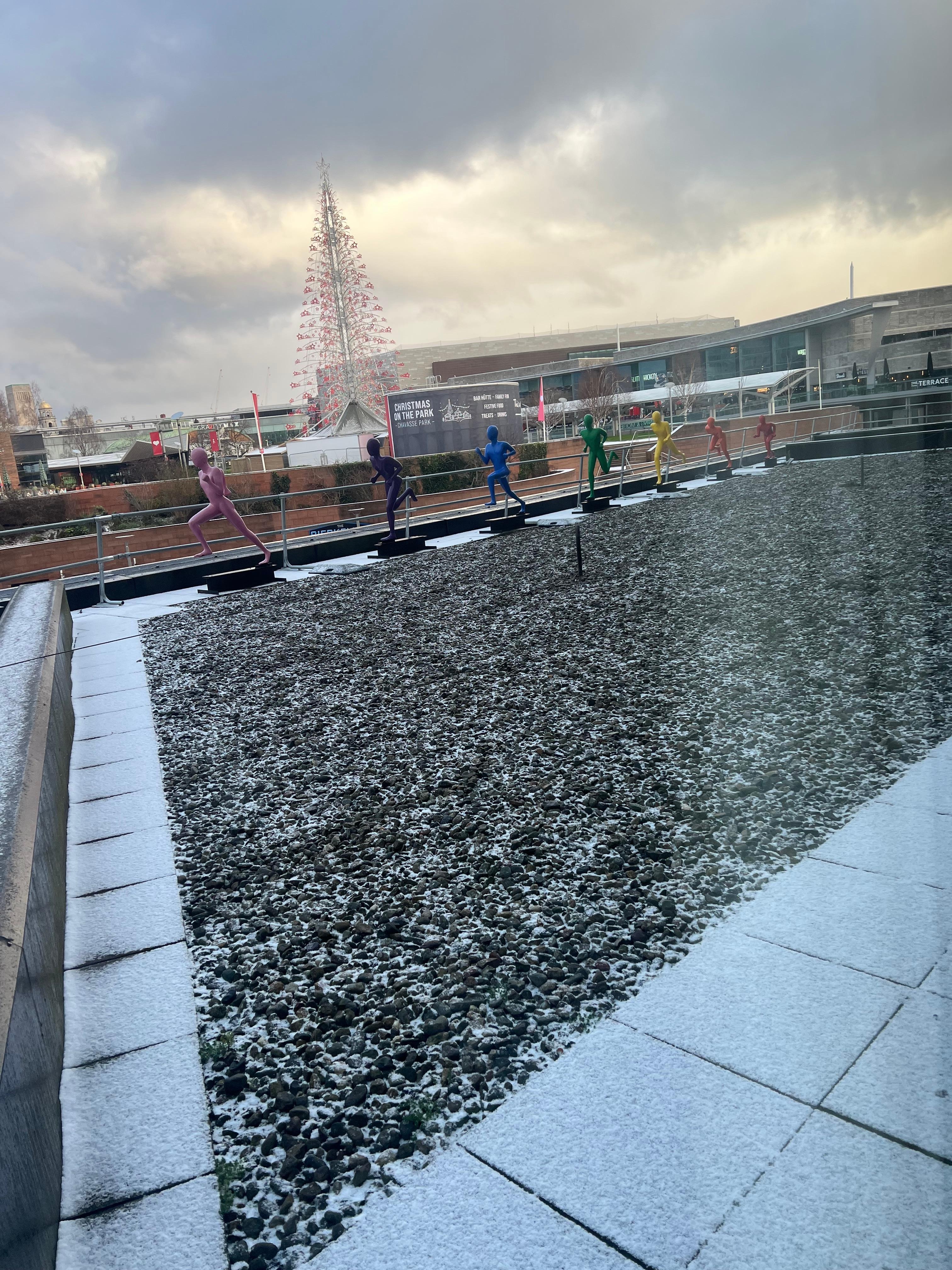 View from the room over Liverpool One 