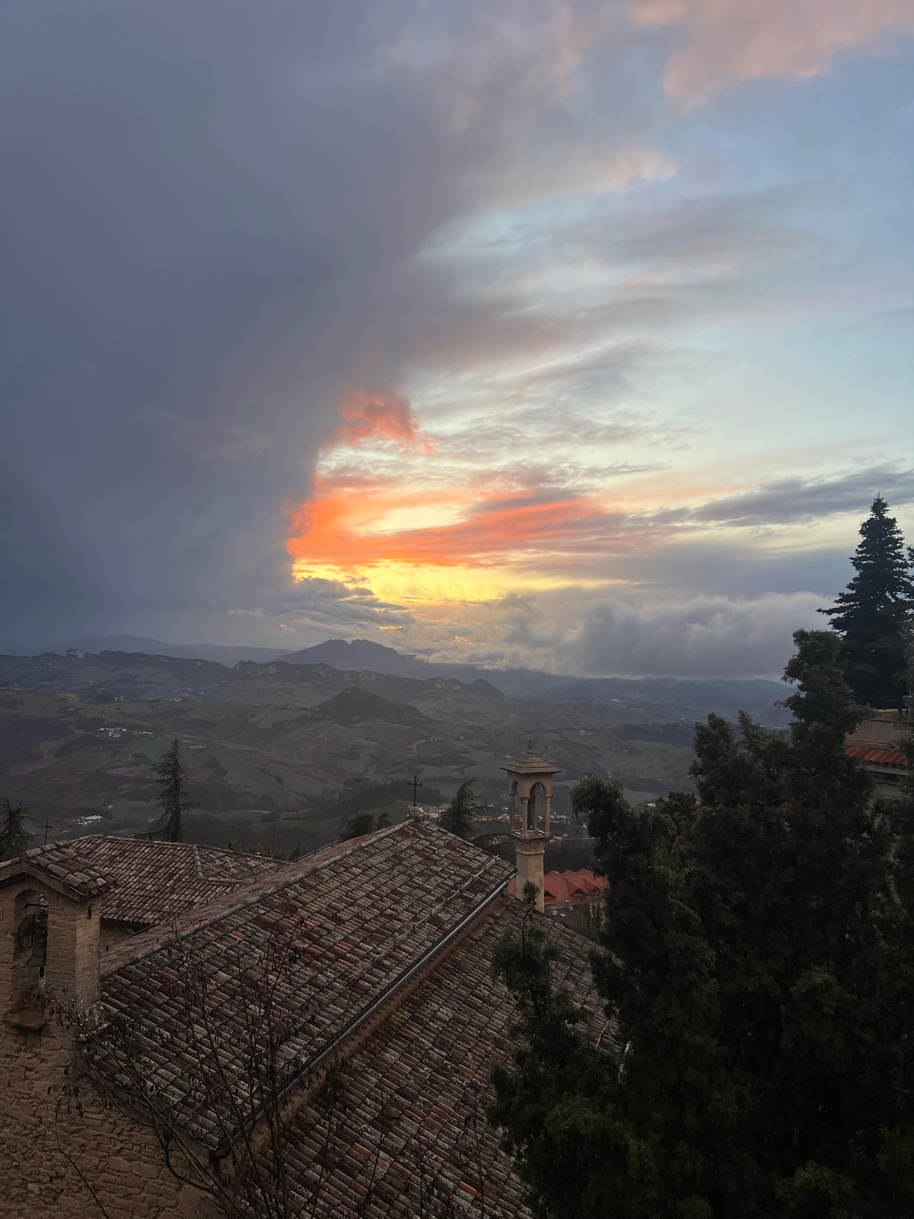 View from outside entrance. 