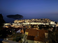 The evening view