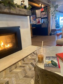 Perfect spot to read and sip on a drink