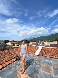 En la terraza, un vista hermosa
