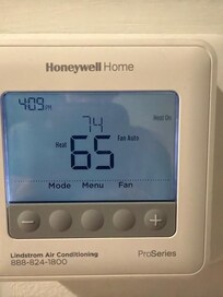 HVAC stuck on cooling