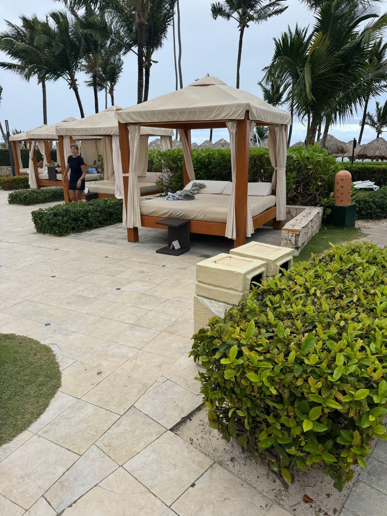 Adult only pool cabanas.  No
Reservations required or costs. 