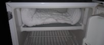 Fridge iced over