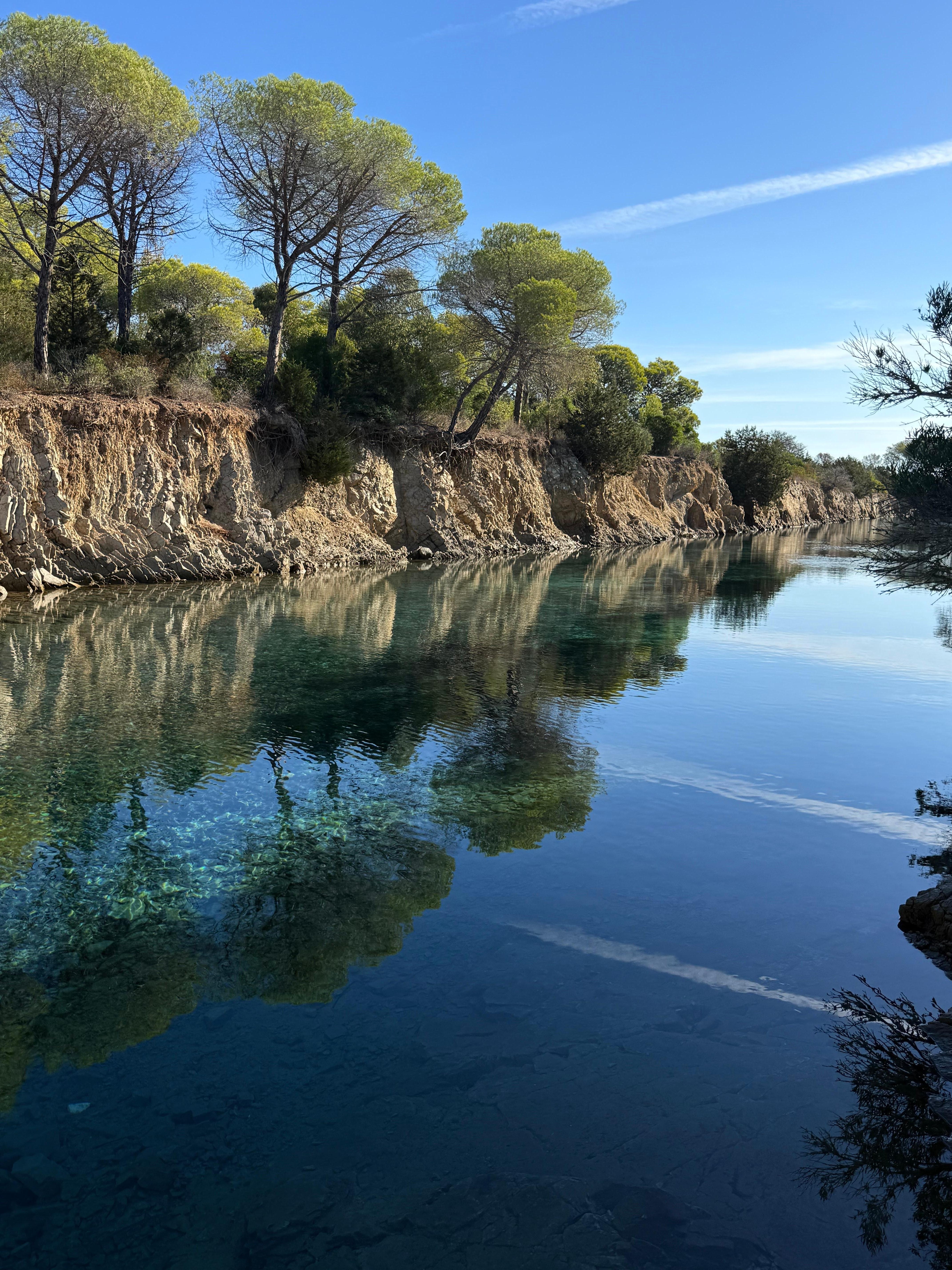 Canal d arrivée à la mer 