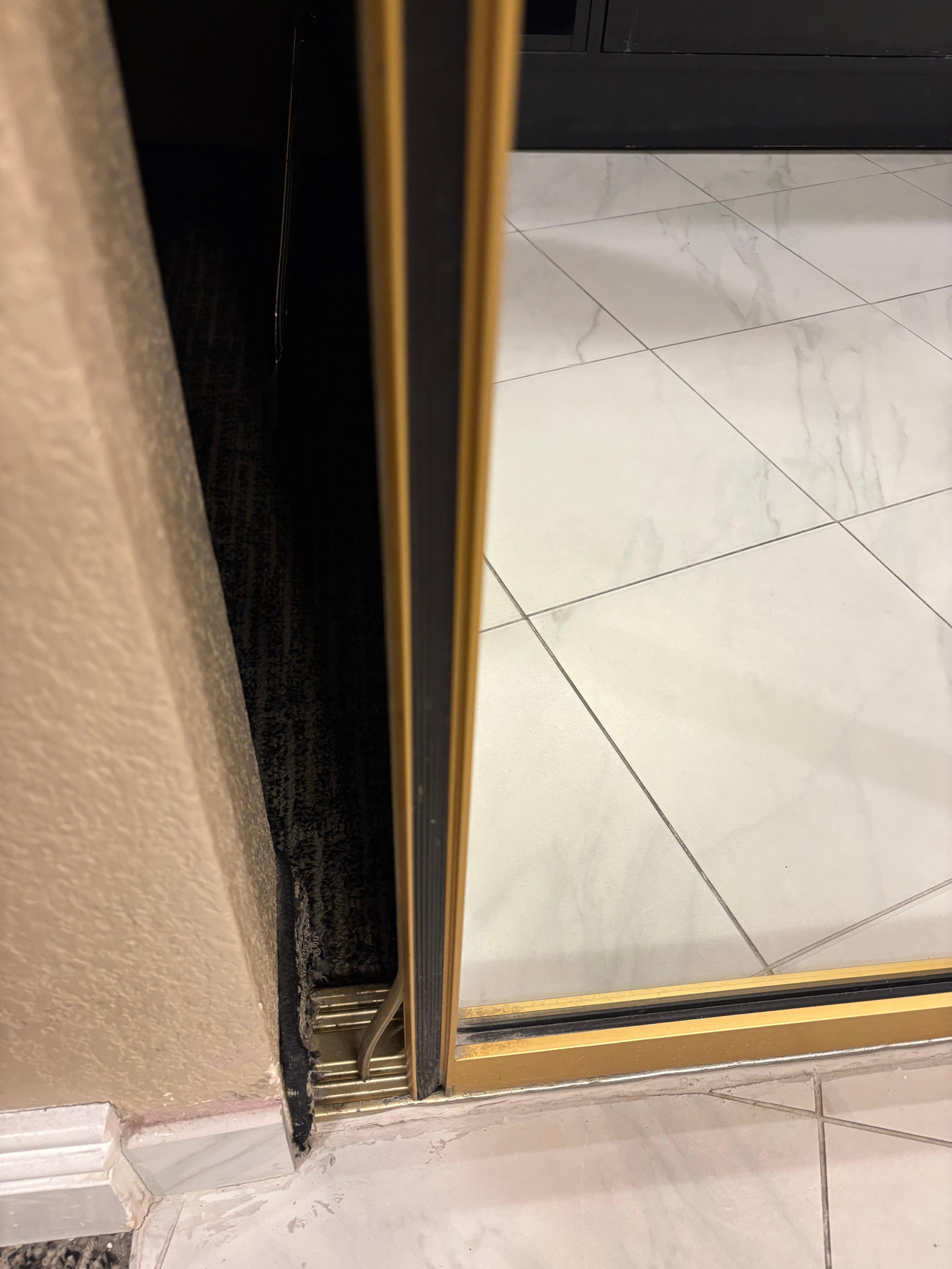 Broken closet 1st room