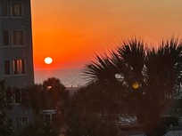 sunrise from front door