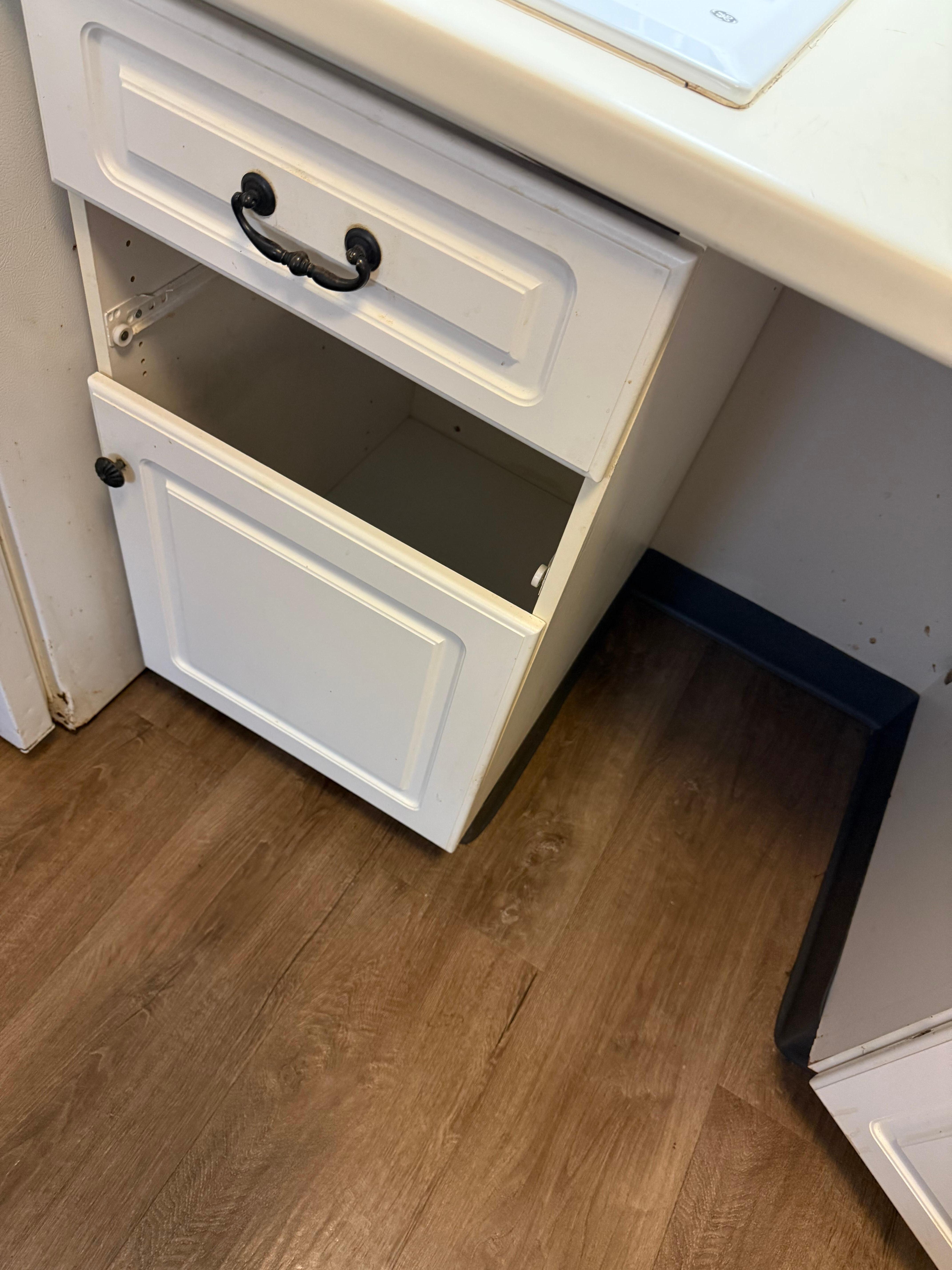 Kitchen Cabinet Draw - ripped out