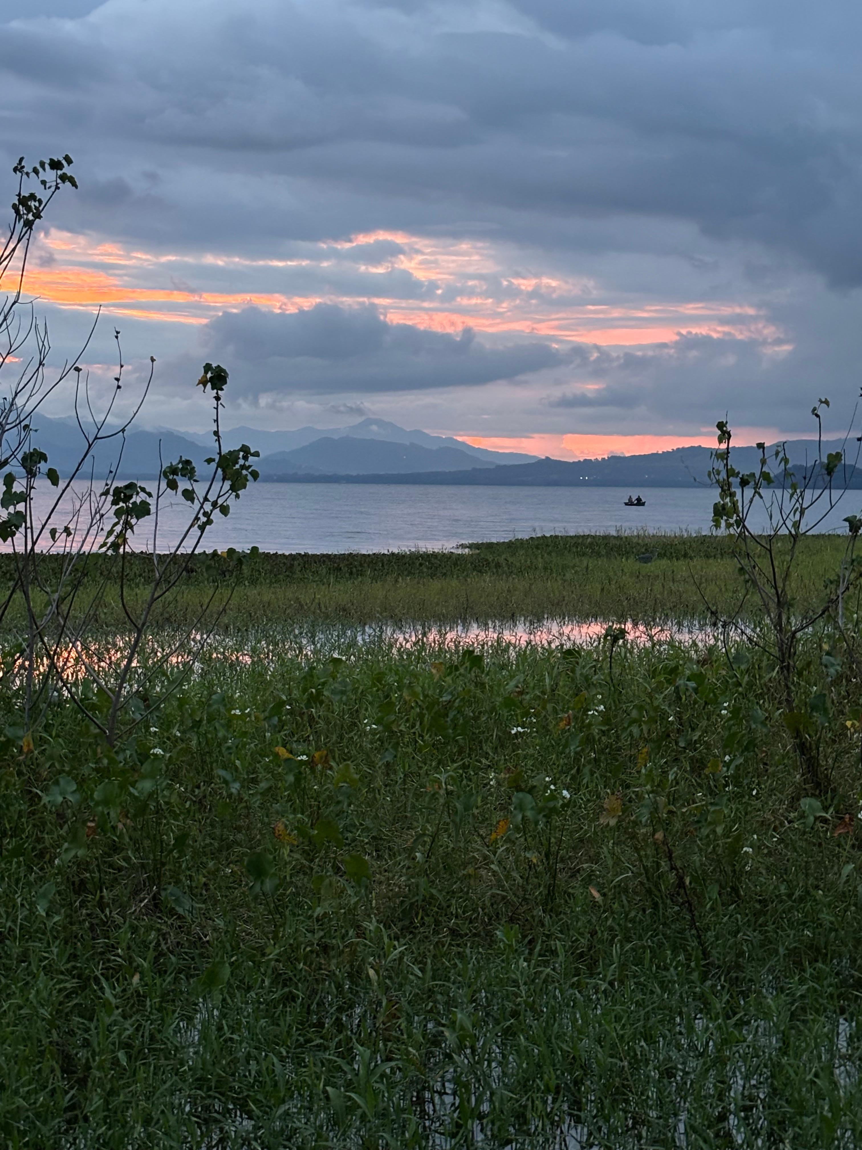 Sunset over Lake Yojoa