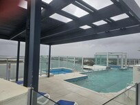 Rooftop pool