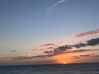Sunset from the balcony