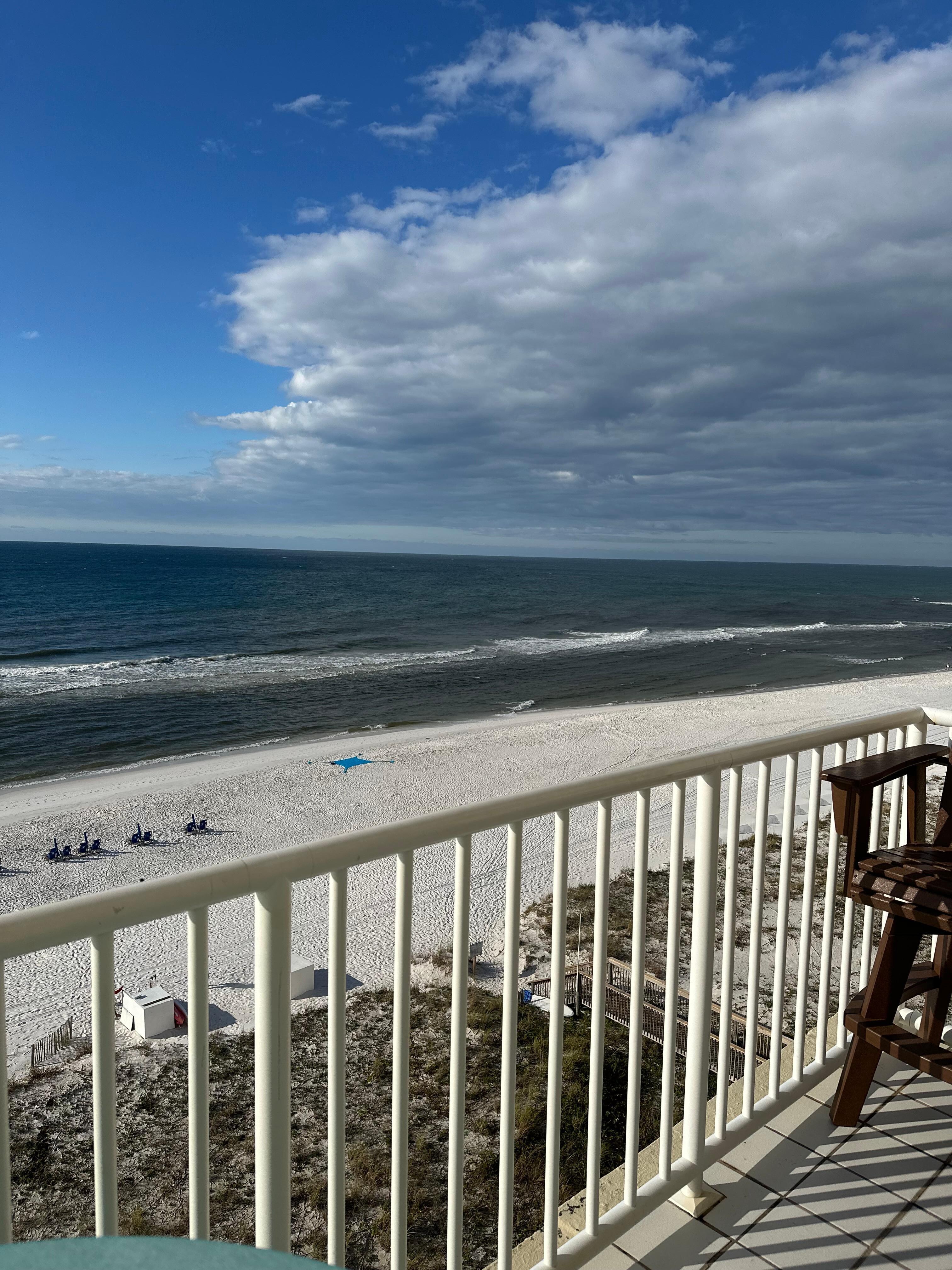 Our view from the balcony. 