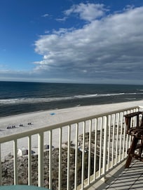 Our view from the balcony.