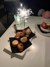 Surprise dessert at Henri!