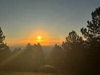 View from upstairs window