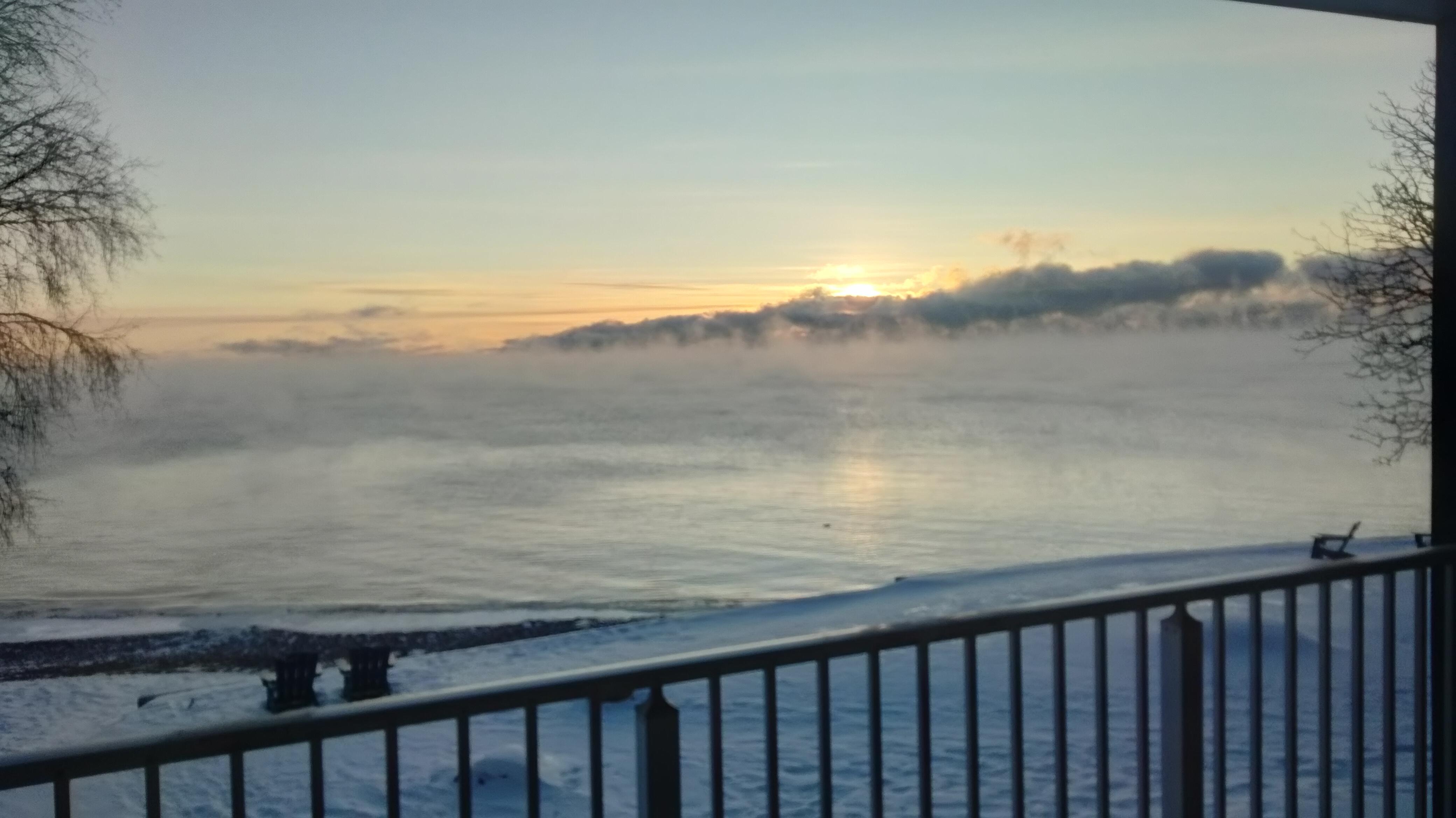 View from our balcony 