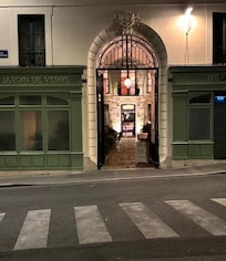 From the street, you can't see how beautiful this hotel is.